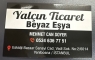 YALÇIN TİCARET